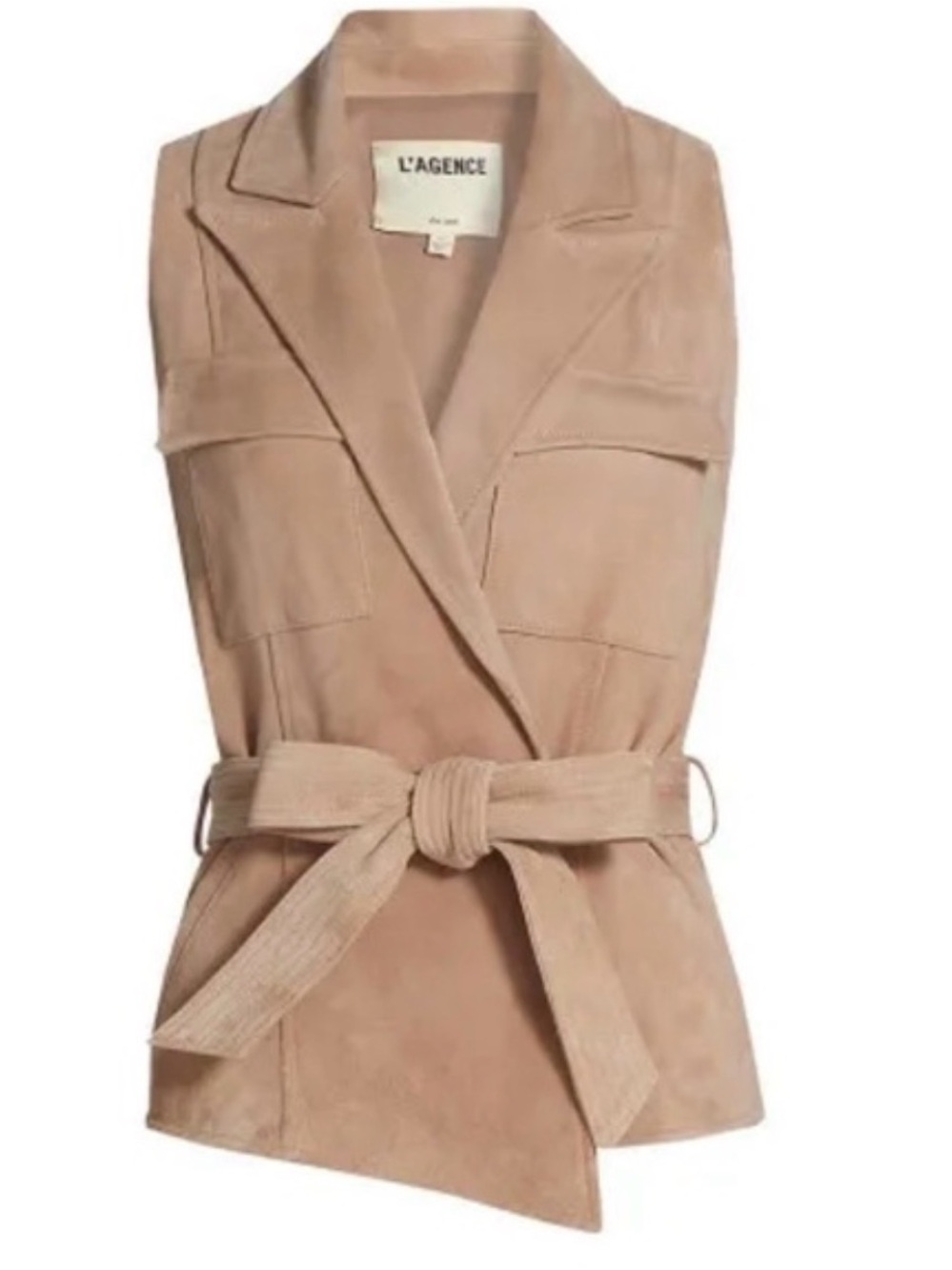 L'AGENCE Mauve Pink Lined Women's Jacket